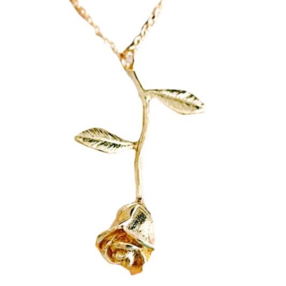 5/$24 3D Rose Necklace - Picture 3 of 3